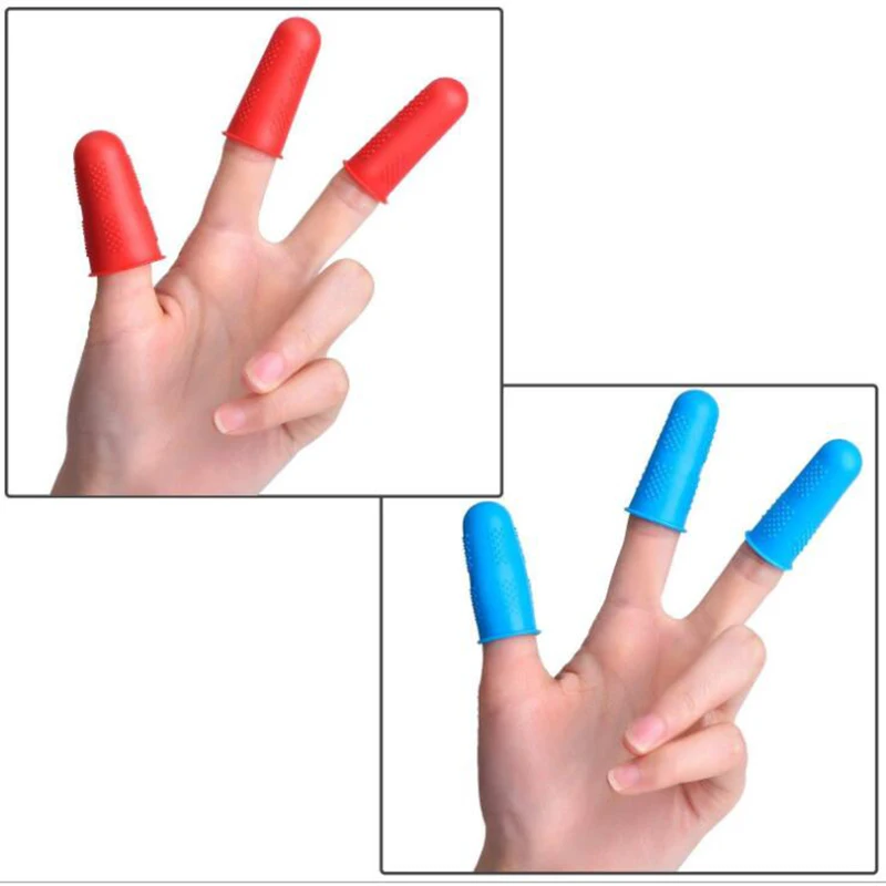 5pcs/set Silicone Protector Glue Gun Finger Caps With Particle Non-slip Anti-scalding Insulation Fingers Cover | Дом и сад