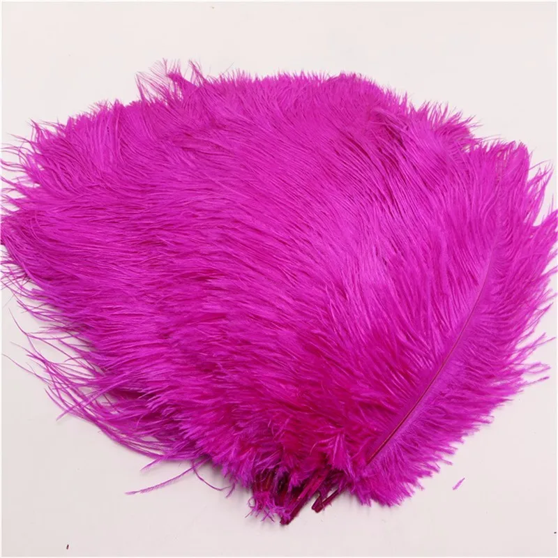 50 шт./лот красивое ярко розовый страусоые преья для цветочных композиций ремесло