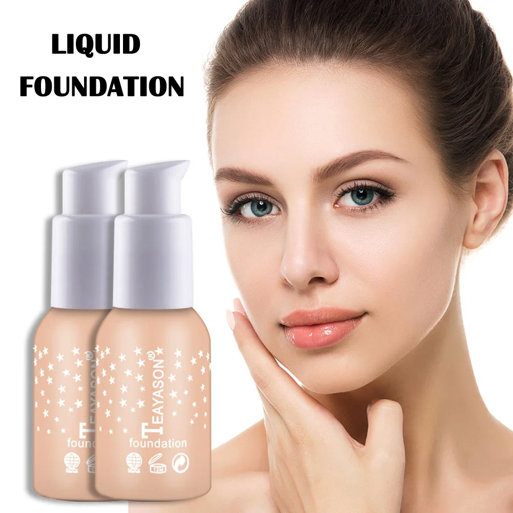 Лучший 1 шт. основа для лица макияжа Жидкий тональный крем увлажняющий консилер