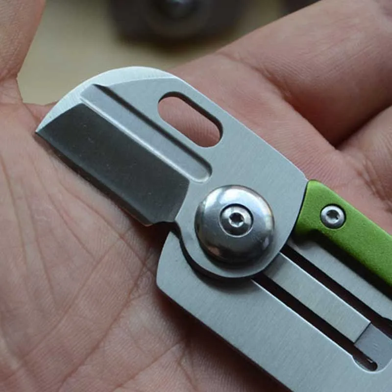 Складной мини-нож для самообороны безопасный нож повседневного использования