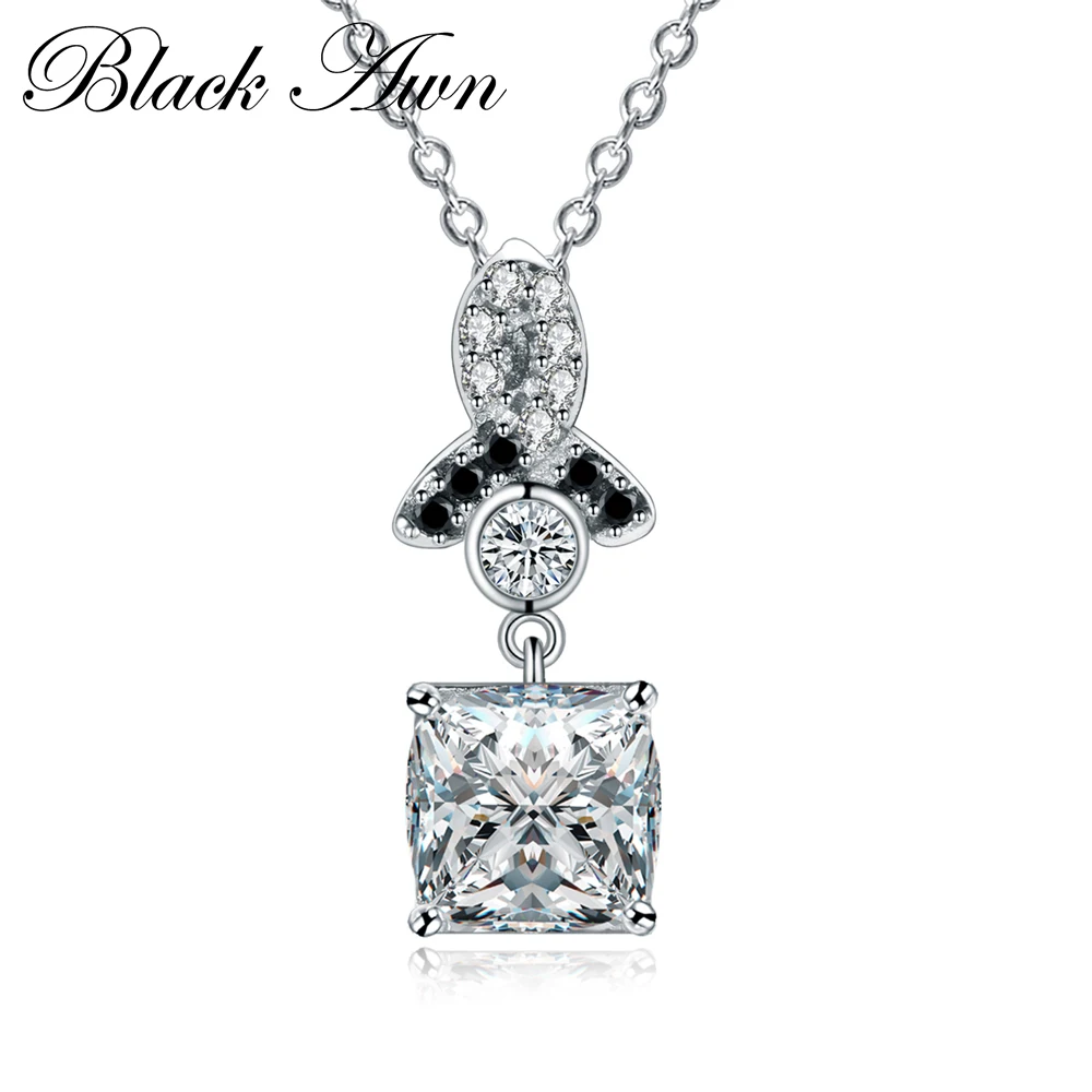 Ожерелье женское из серебра 3 5 пробы 925 г|pendants for women|fine jewelrypendant necklace |