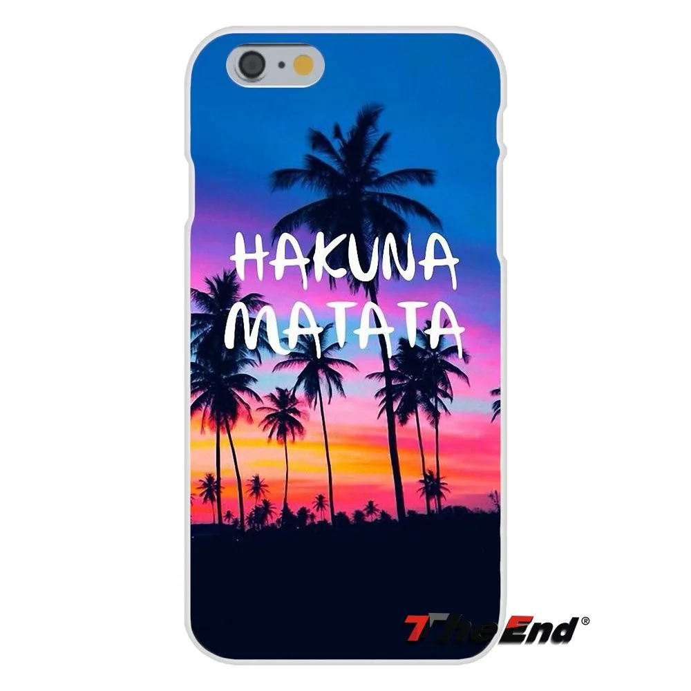 Акуна Матата на закате Король Лев плакат силиконовый чехол для HTC один m7 M8 A9 M9 E9