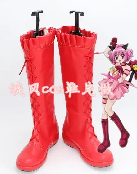 Tokyo Mew сапоги для костюмированной вечеринки по японскому аниме Momomiya Ичиго Косплэй обувь