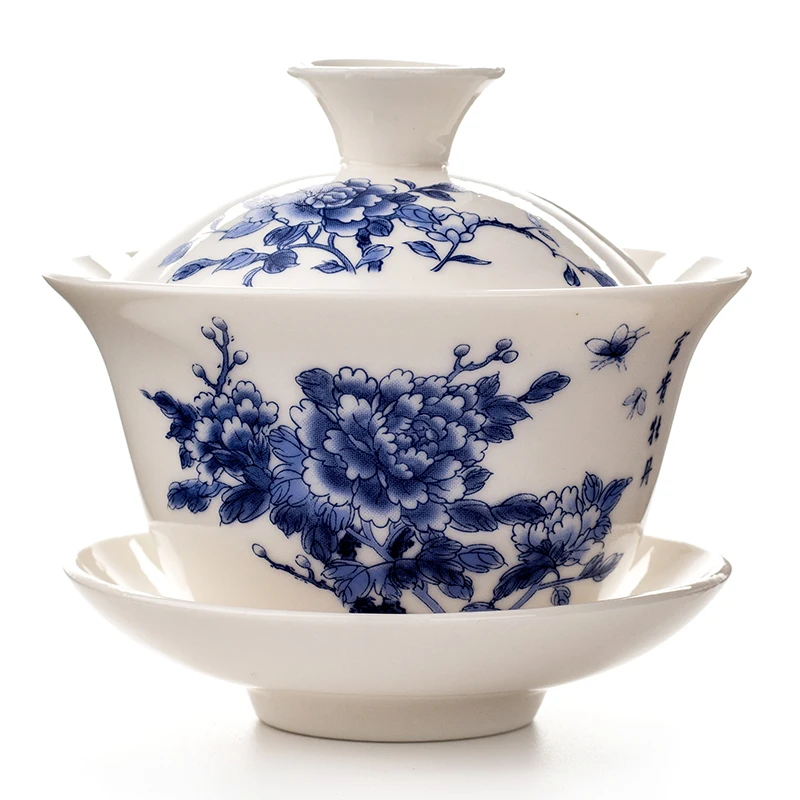 Чайный сервиз Dehua высококачественный фарфоровый чайник GaiWan чайный набор кунг-фу