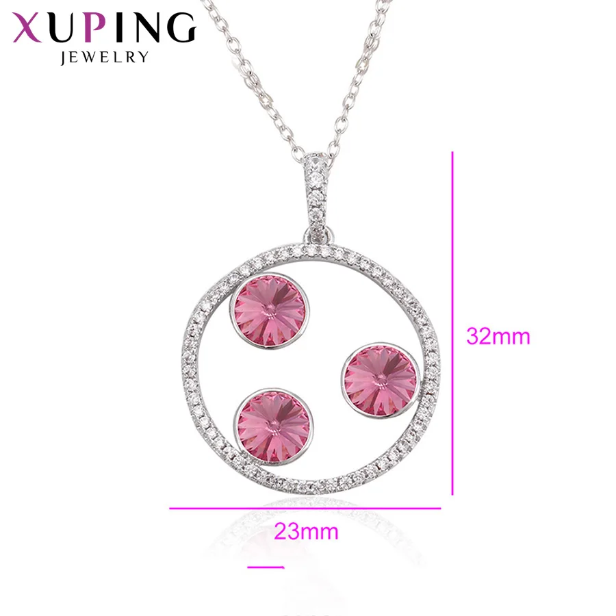 Ювелирные изделия Xuping модное ожерелье из экологически чистой меди подарок для