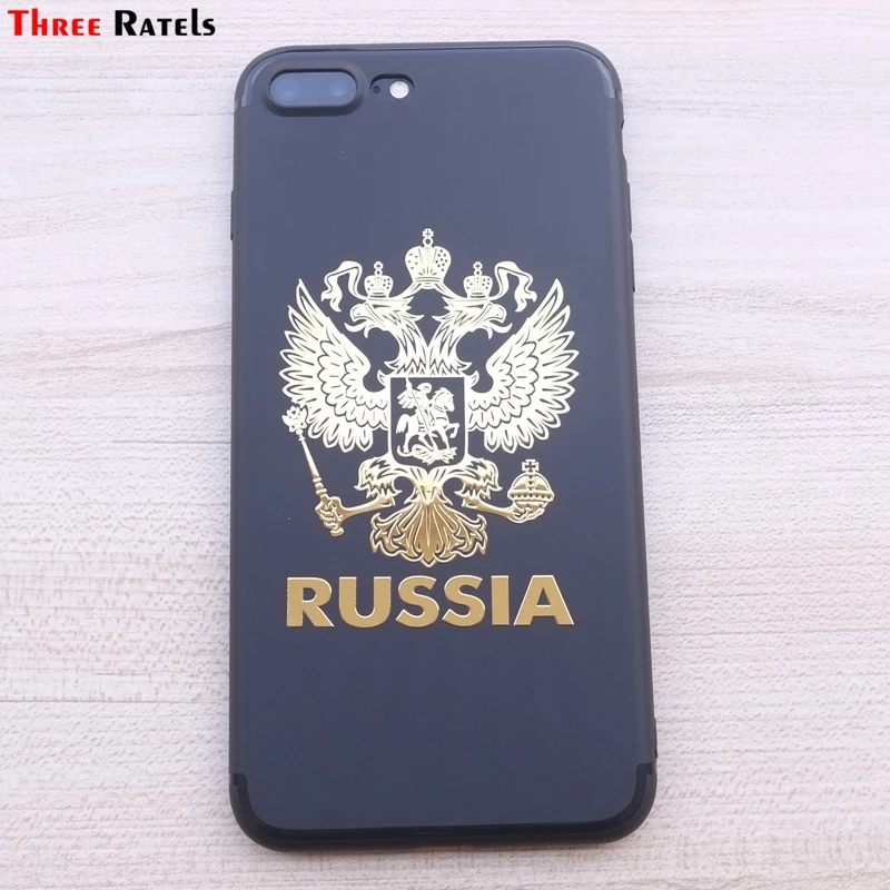 Three Ratels MT 020 #80*60мм 1 2 шт. Герб России двуглавый орел Крутые никель металлические
