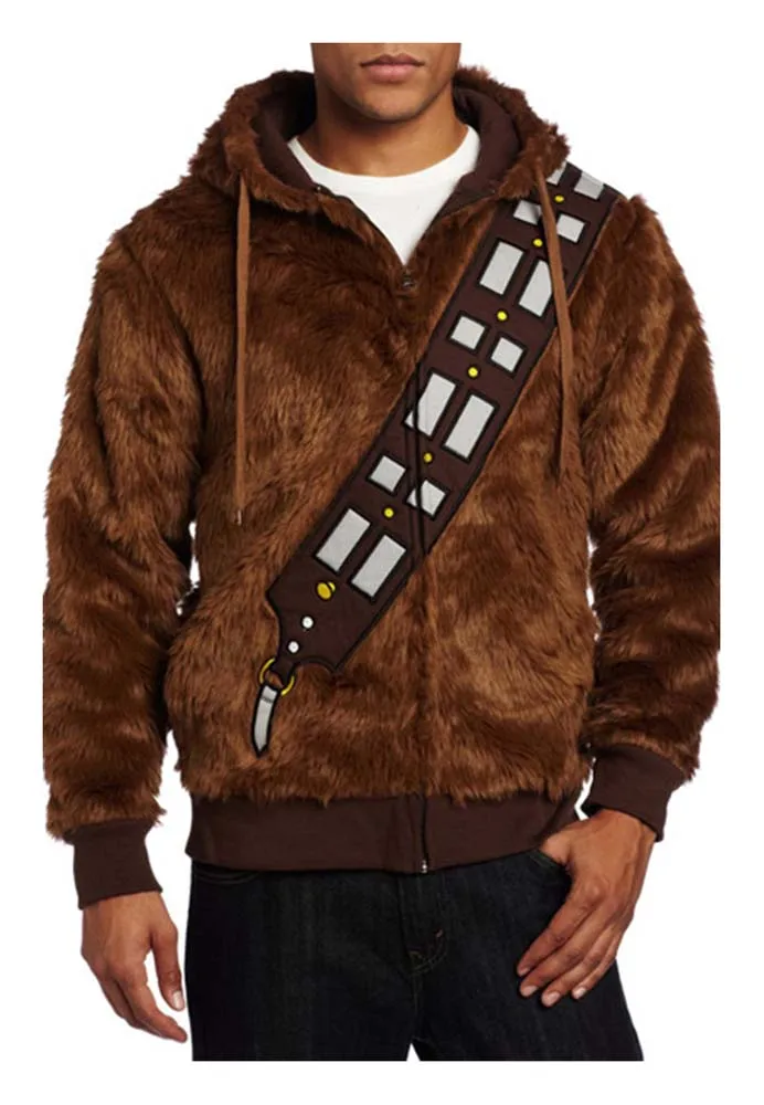 Высококачественные футболки с надписями I Am Chewie Chewbacca пушистый полиэстер