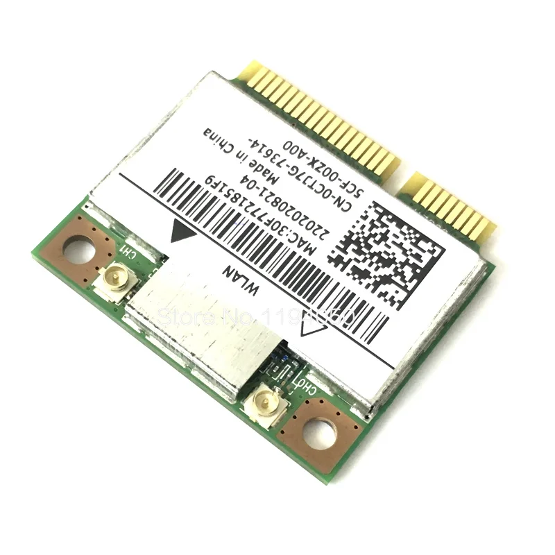 Для сетей Bigfoot 2 4G 5G WLAN card Killer N1202 AR5B22 Двухдиапазонная N + BLUETOOTH BT беспроводная WIFI
