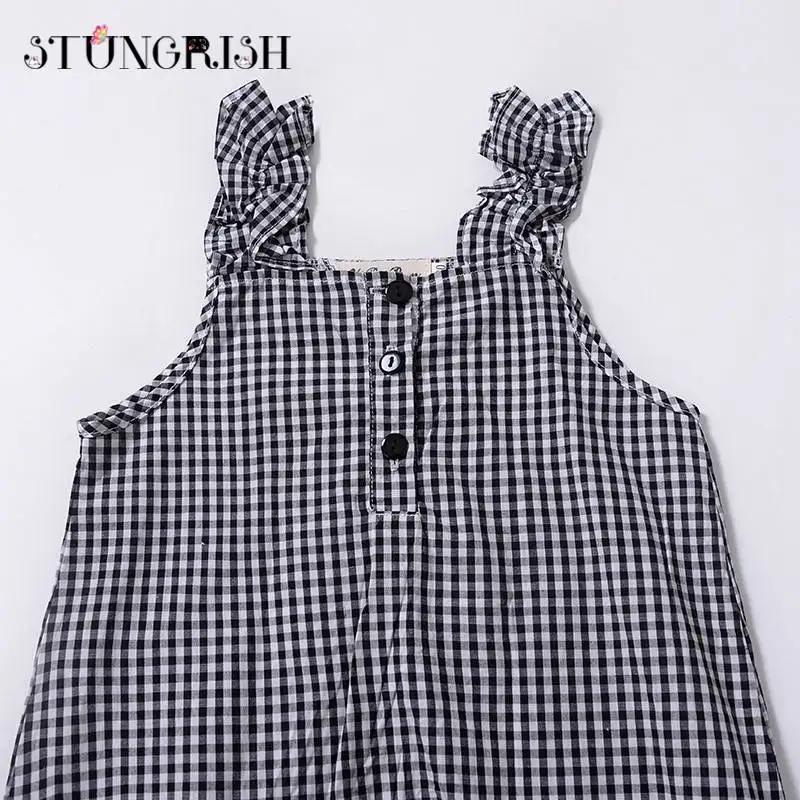 Summer girls dress elegant frocks plaid design unique style clothing children summerclothes casual holiday for 12M-4T | Детская одежда