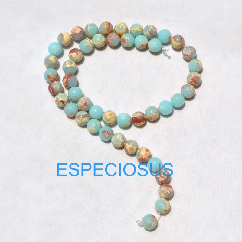 DIY модный ювелирный аксессуар 8 мм натуральный камень круглой формы синий цвет хорит Кристалл декоративный узор браслет отдел