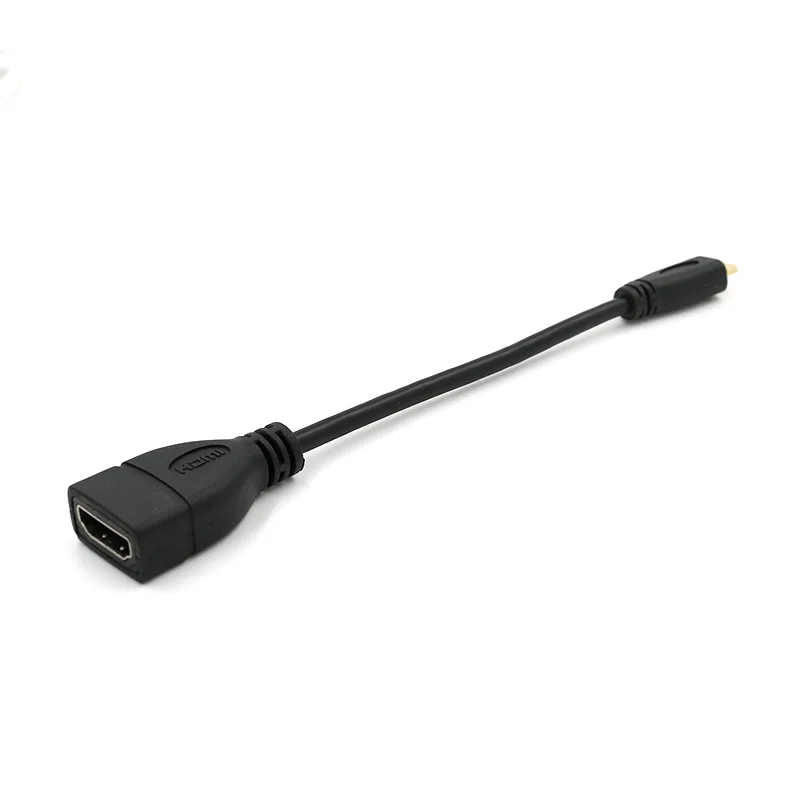 Микро HDMI к Женский адаптер мини-HDMI штекер гнездо HD кабель | Компьютеры и офис