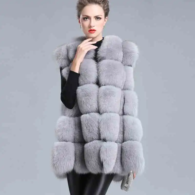 UPPIN 2018 зимнее пальто женский толстый жилет из искусственного меха с капюшоном