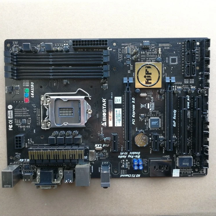 Бесплатная доставка оригинальная материнская плата для Biostar Hi Fi B85Z5 DDR3 LGA 1150 USB2.0