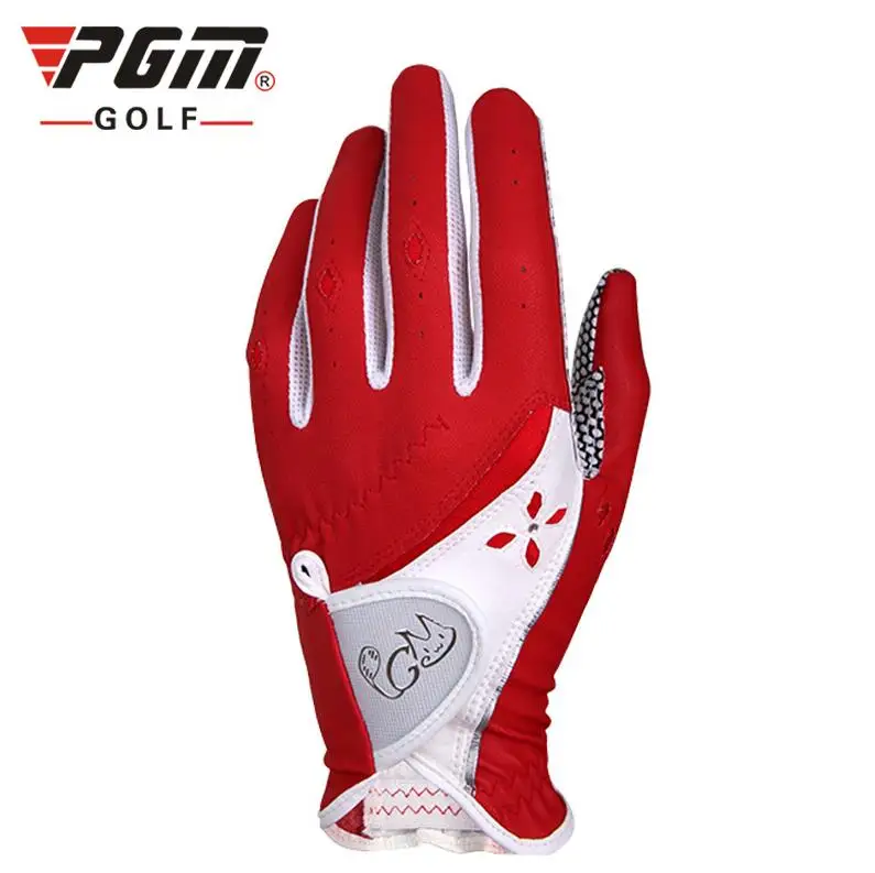 Летние тонкие корейские женские перчатки для гольфа нескользящие и