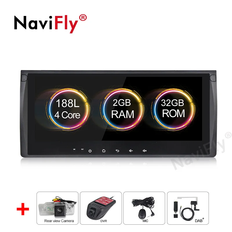 NaviFly 10 25 &quotHD Android9.1 Автомобильный USB gps Радио FM AM Кассета для BMW E53 X5 E39 автомобильный