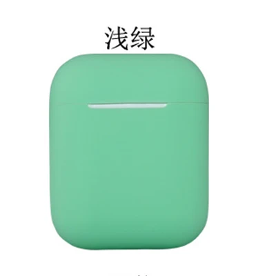 Чехол Airpods 1 2 Чехол Airpods для наушников TPU силиконовый чехол силиконовый материал Новинка - Цвет: Коричневый