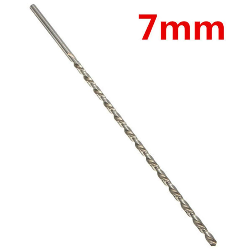 HSS Auger Twist Drill Bit Set 6/7mm Diameter 350mm Extra Long Straight Shank Bits for Electric Drills | Инструменты