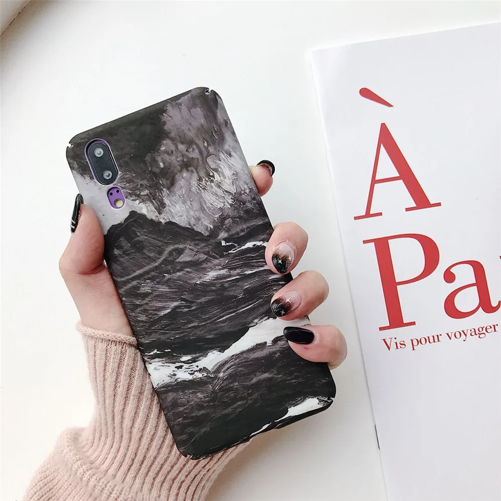 Мраморный чехол для xiaomi mi 8 mi8 Lite mi 9 mi9, чехол для ПК redmi note 7 xaomi xiomi xiami Stone, чехол для телефона Xiaomi Play Fundas