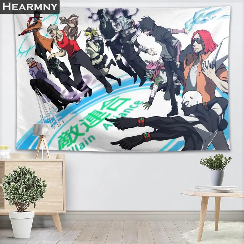 Настенный Гобелен BOKU no Hero Academy, простыни для дома, декоративные гобелены, пляжное полотенце, коврик для йоги, одеяло, скатерть, настенный гобелен - Цвет: 6