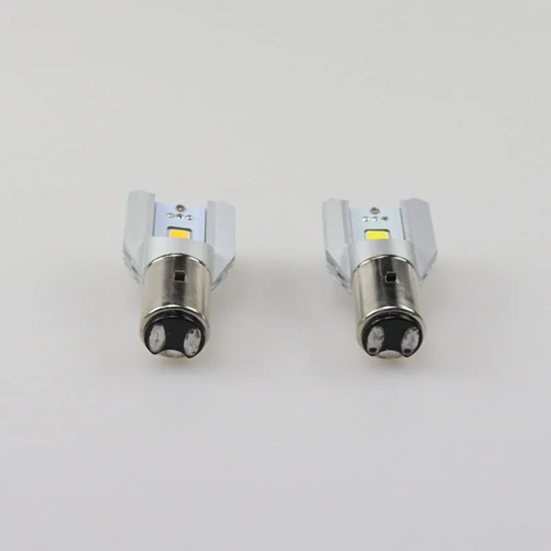 M2S BA20D светодиодный мотоциклетный лампочка фары DC 6V~ 80V 6W 800LM 6500K COB аксессуар скутера фара для мотоцикла