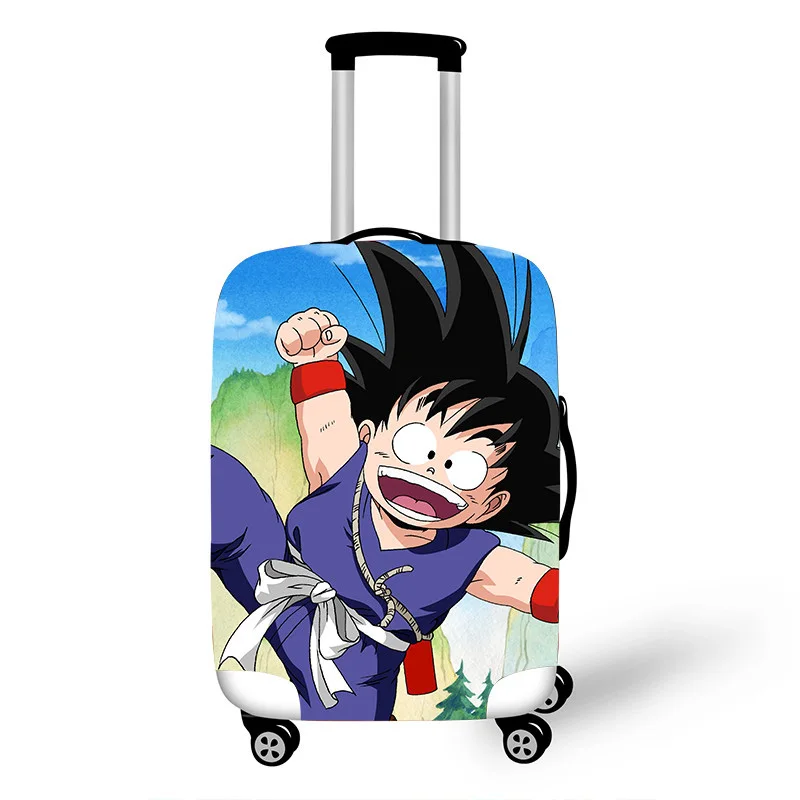 012 18-32 дюймов Dragon Ball Z DBZ чехол для чемодана для путешествий чемодан протектор для мальчиков и девочек на колесиках прочный защитный чехол - Цвет: 012