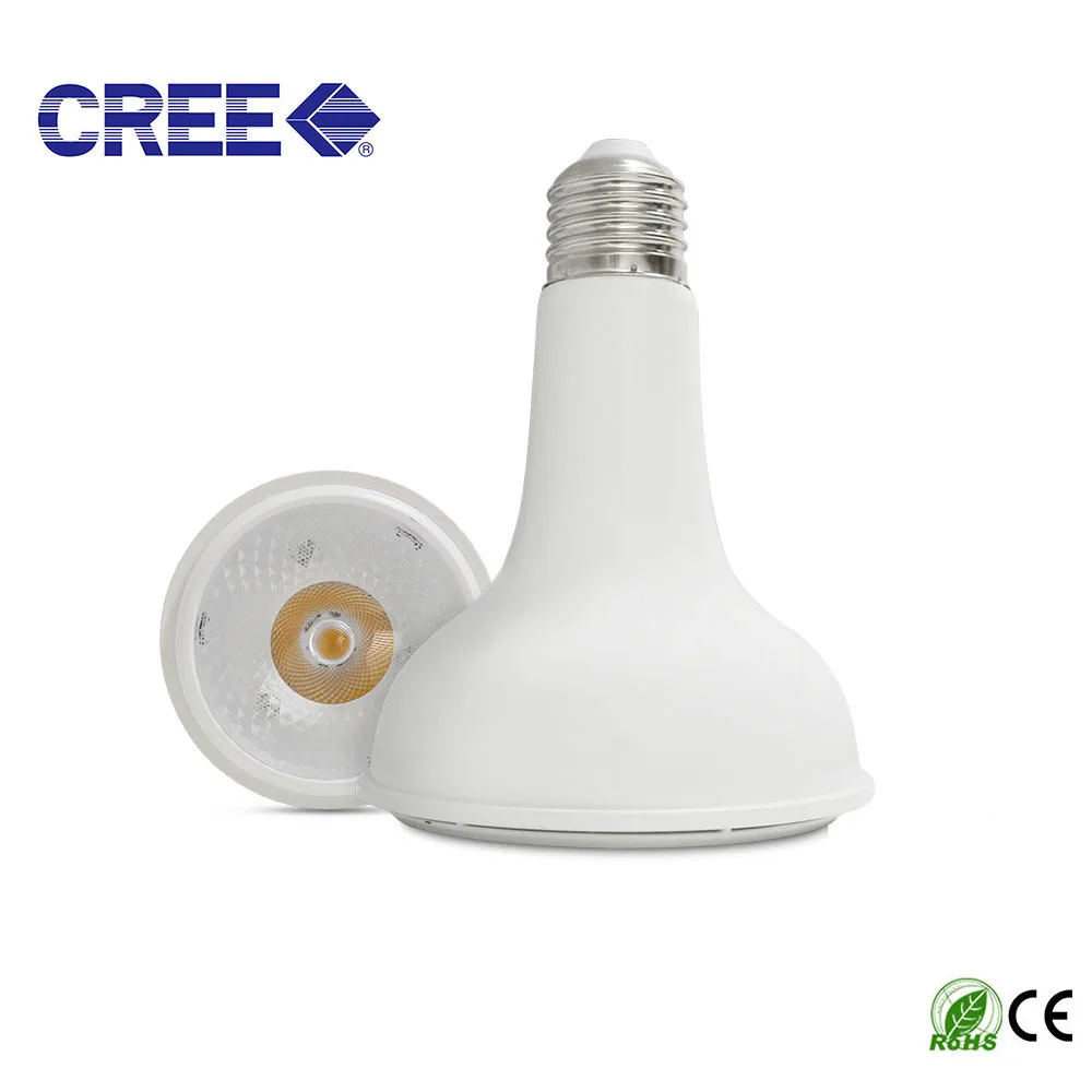 1 шт. E27 20 Вт PAR30 CREE CXA 1512 COB Светодиодный точечный светильник лампа par30 теплый