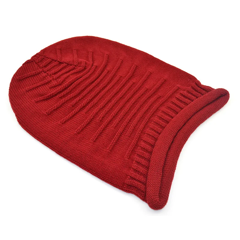 2018 шапка полосатая вязаная Корейская версия зимняя Шерстяная кепка рукав голова