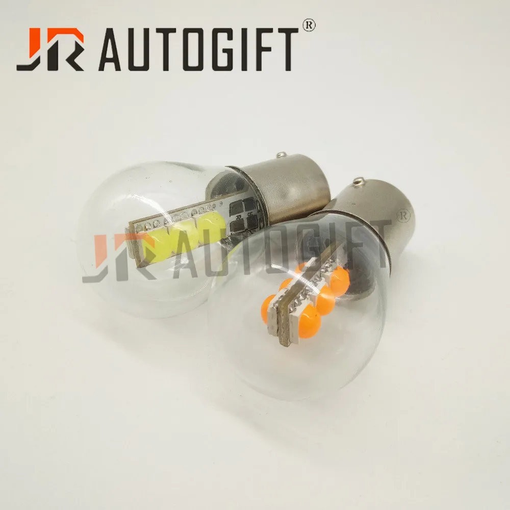 20x новый автомобильный Стайлинг S25 Автомобильные светодиодные лампы 3030 6SMD BA15S BAY15D