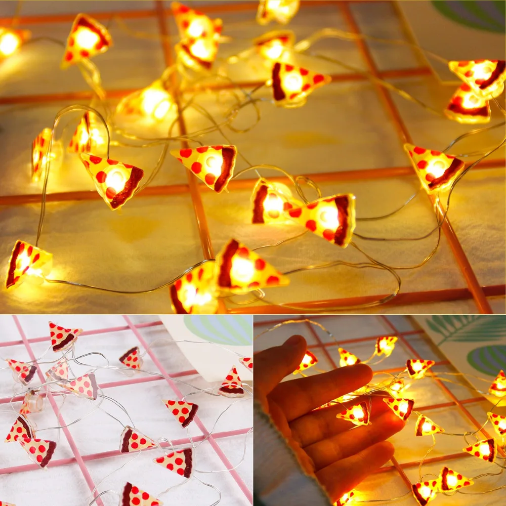 PATIMATE 2M 20LED String Light Pineapple Flamingo Decor Unicorn Party Tropical Birthday Supplies | Дом и сад