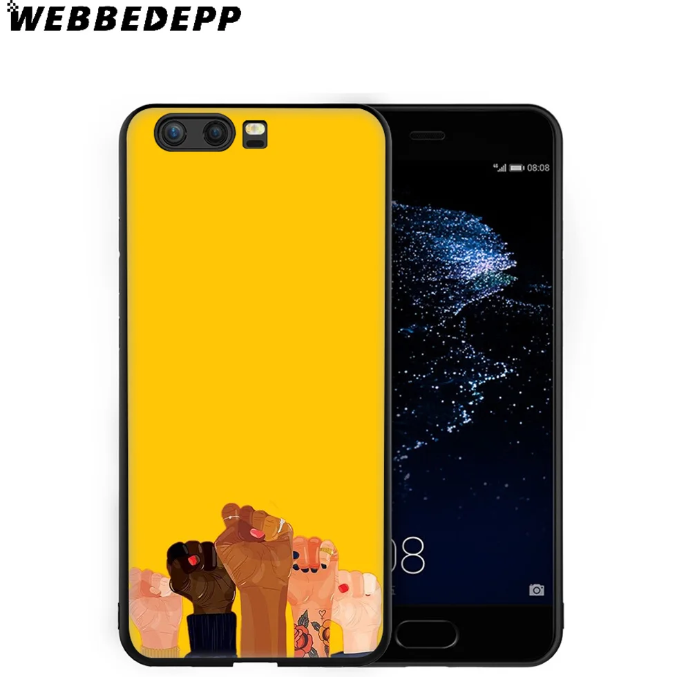 Эстетика желтый узор мягкий чехол для Huawei P8 P9 P10 P20 P30 Lite Pro P Smart Z Plus 2019 Y6 Prime 2018 2017 Mini |