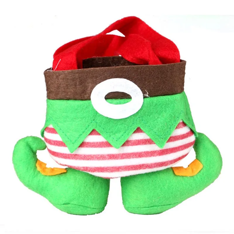 Рождественский Подарочный пакет ресторан винный мешок сумка Elf Cola красный