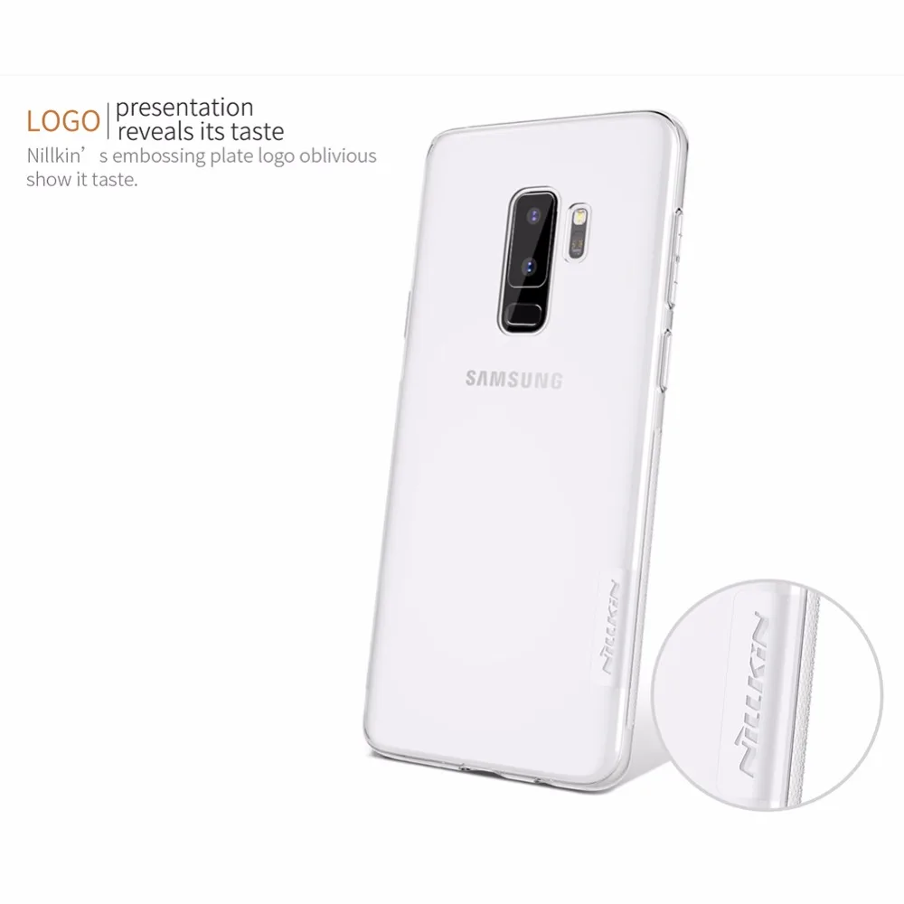 NILLKIN для samsung Galaxy S9+ тонкий ТПУ защитный чехол для мобильного телефона, нескользящий чехол, Мягкая силиконовая задняя крышка для samsung Galaxy S9