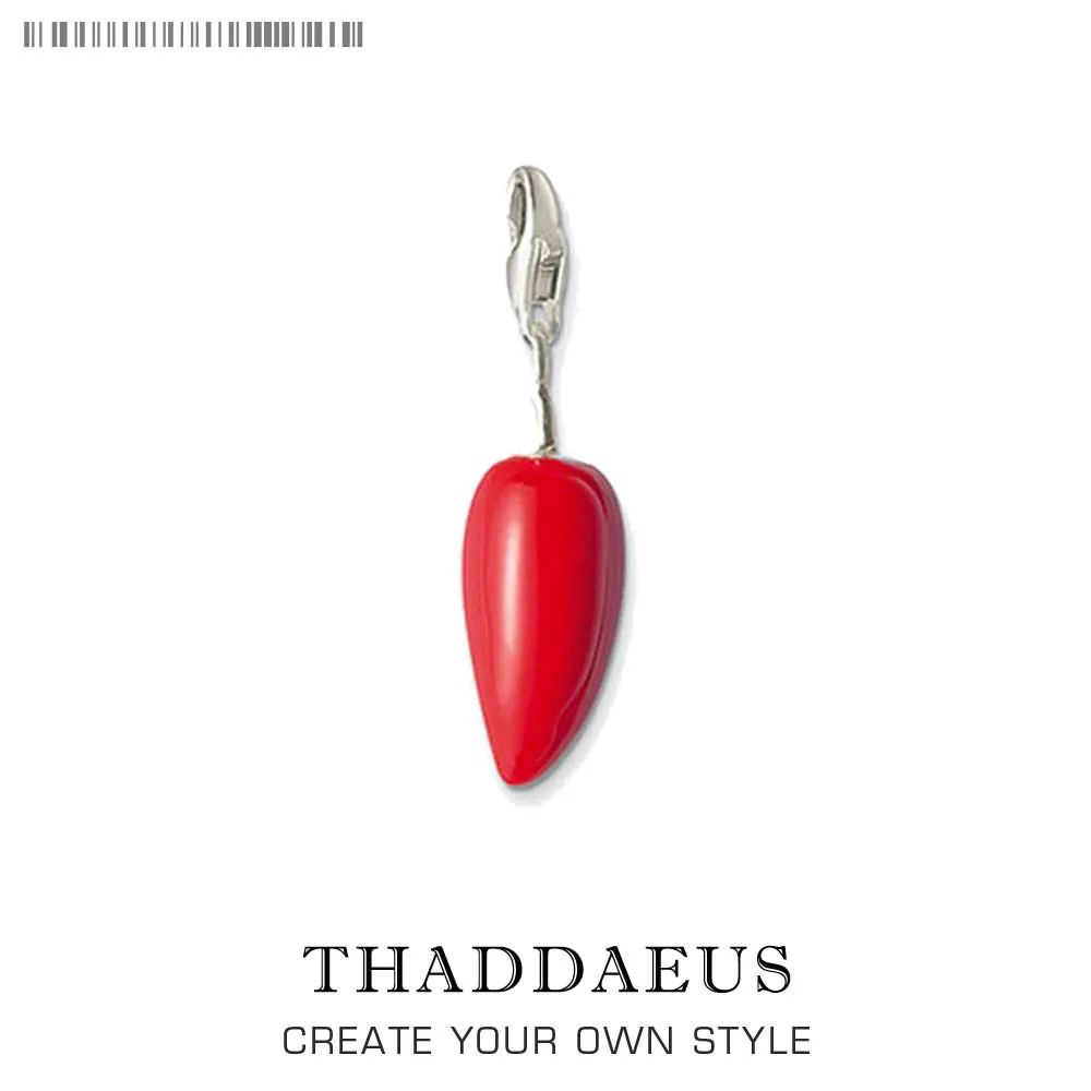 Красным перцем Милая подвеска в форме Европы Новая коллекция Шарм хорошая