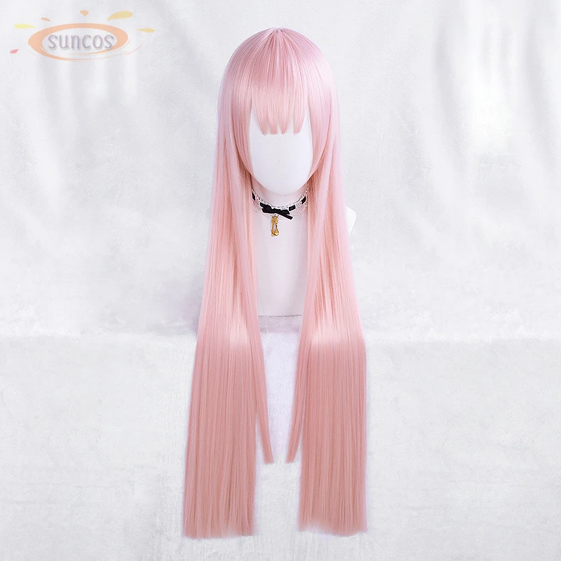 DARLING in the FRANXX Code 02 косплей парик Zero Two 85 см длинные прямые розовые синтетические волосы