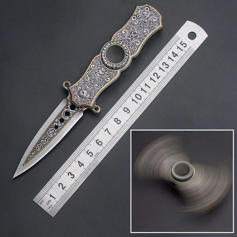 3D Cool Tip Gyro Tactical Survival Camping Knife Folding Blade Multi Pocket Combat Self defense Knives Two Style Best Gift | Безопасность