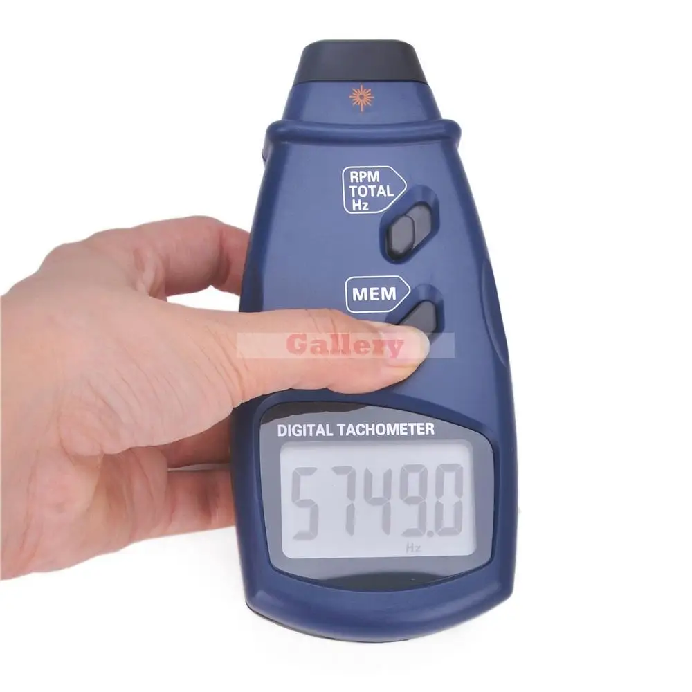 Digital Laser Photo Tachometer Lcd Display Auto Range Non Contact Rpm Meter Tool Sm6234e Lcd Display