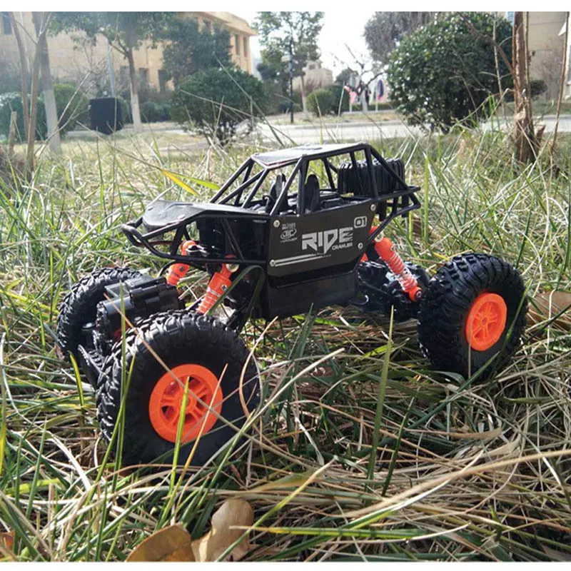 Сплав 2,4G rc автомобиль 1/16 10 км/ч внедорожный привод Bigfoot автомобили электрические четырехколесные скалолазание двойные двигатели автомобиль игрушки автомобиль для подарка