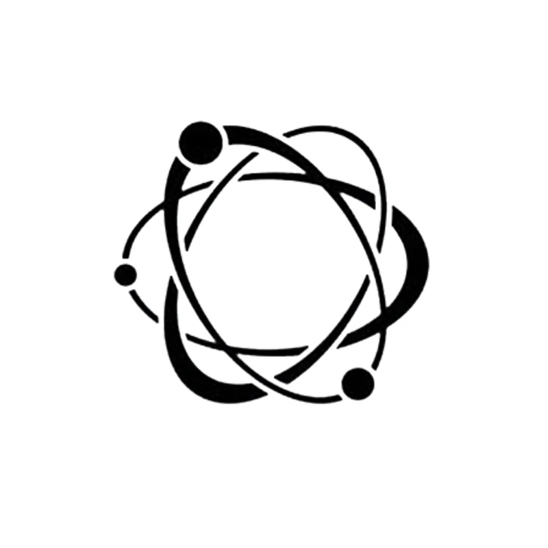 Научный Atom Инженерная физика модная Личная творческая наклейка для ноутбука |