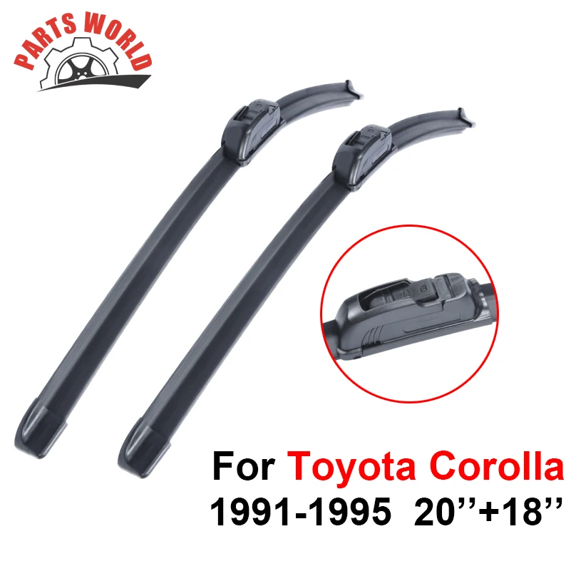 Щетка стеклоочистителя передняя для Toyota Corolla 7 1991 1995 20 + 18 дюймов|Стеклоочистители|