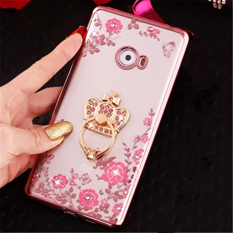 Блестящий чехол с бриллиантами для XiaoMi Note 2 Max Mi Mix 4C 4i 5C MIX Pro телефона кольцом на