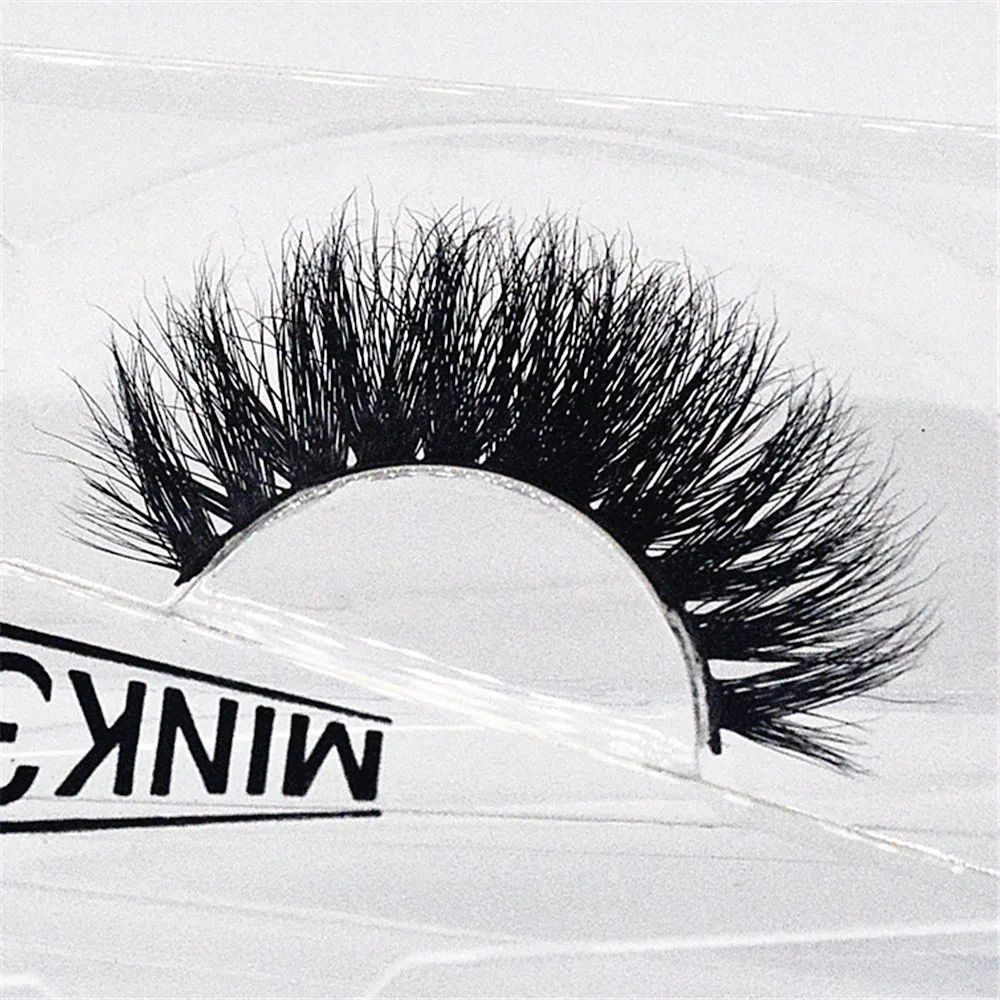 3D Mink False Eyelashes 100% Hair Hand-made Curling Crisscross Thick Natural Long Messy Beauty Make-up Tools DM19 | Красота и