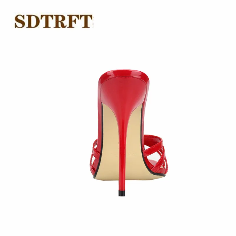 Женские вечерние босоножки SDTRFT летние элегантные на тонком высоком каблуке 13 см