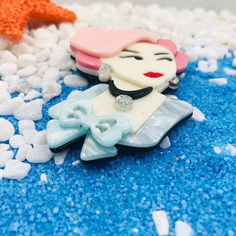 SexeMara/модные корона принцессы из акрила брошь на шпильке для женщин девушек