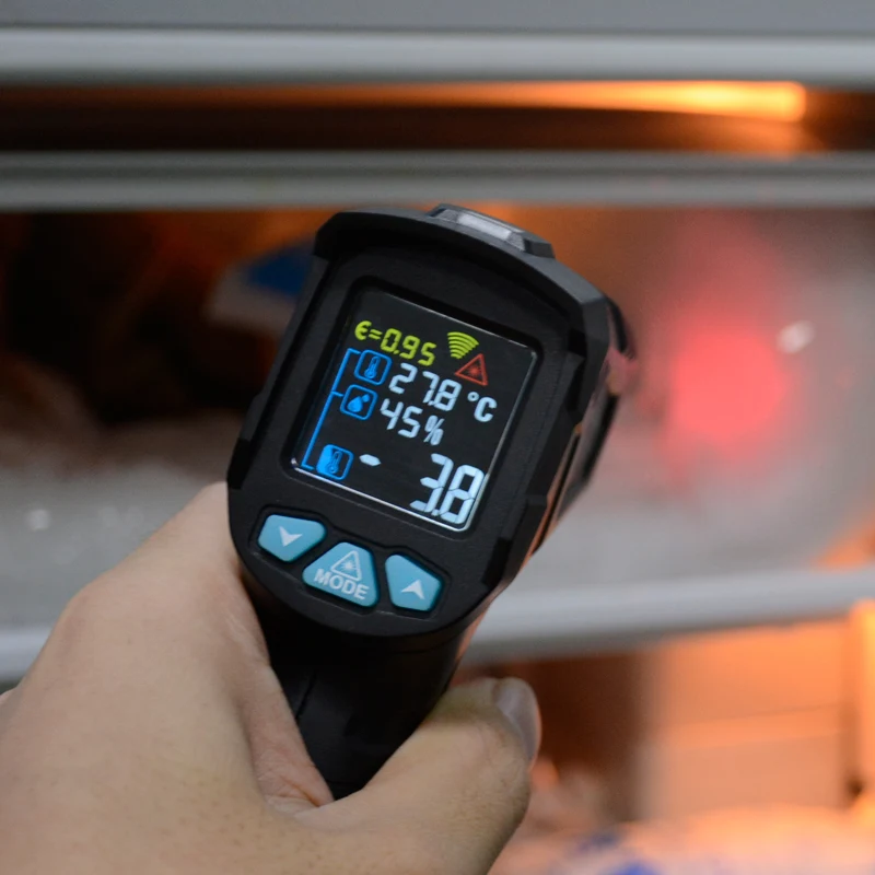 IR01 Digitale Thermometer Meter Infrarood Hygrometer Temperatuur Pyrometer | Инструменты