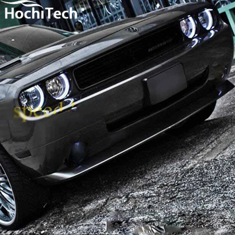 Кисти для challenger 2008- White& Amber двойной цвет хлопок светодио дный Angel eyes kit halo Кольцо DRL Включите световой сигнал