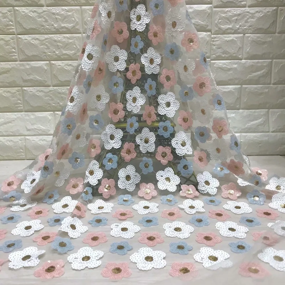 African Lace Fabric 2019 High Quality Swiss Voile in Switzerland For Wedding Nigerian Dry With Sequins | Дом и сад