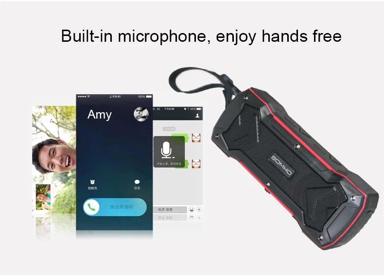 SOMHO S335 Bluetooth водонепроницаемый динамик мини динамик порт Тиль Bluetooth