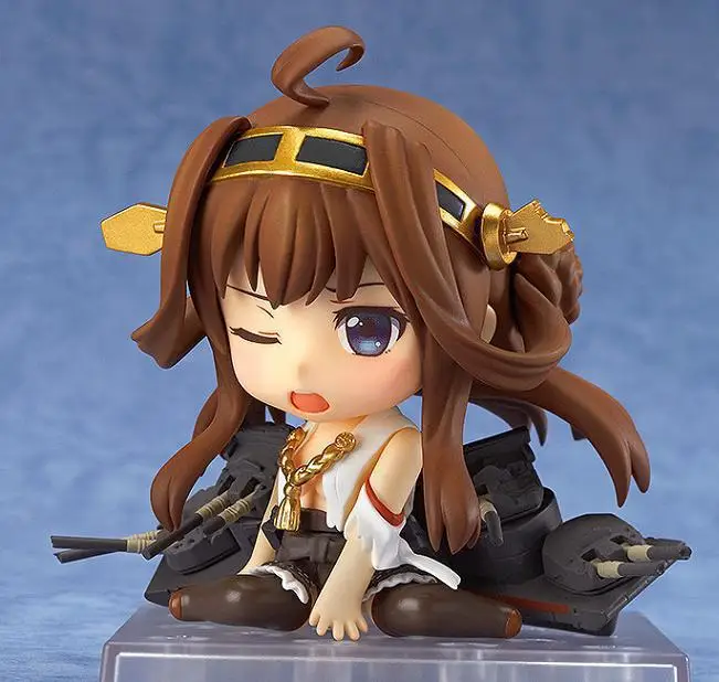 Аниме флота коллекция qversion Nendoroid 405 Kongo ПВХ Коллекция фигурку Модель игрушки куклы