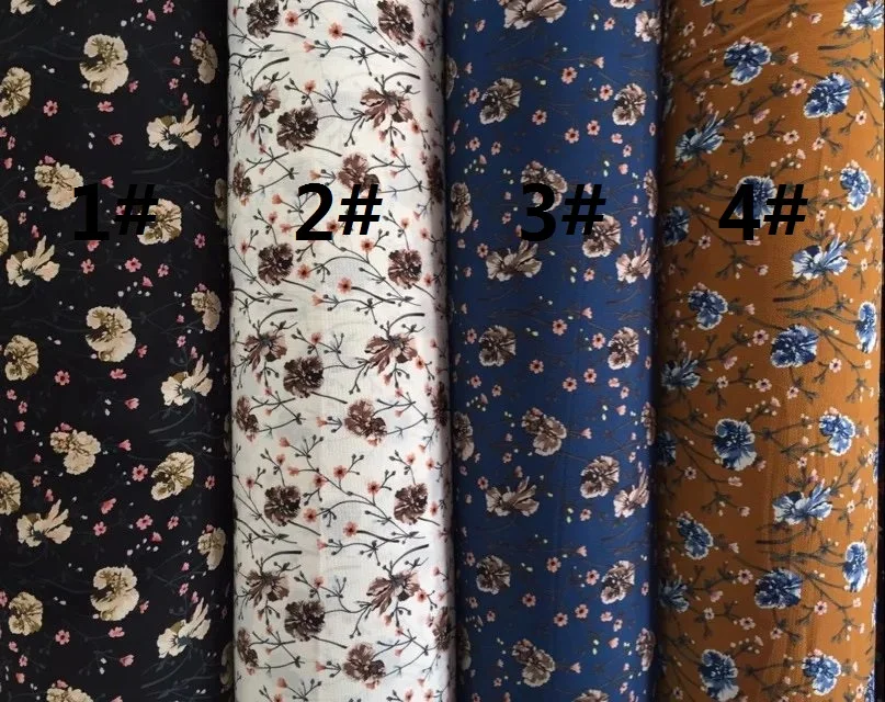 145 см ширина Париж Жемчуг шифон ткань цветы шаблон для юбки костюм-платье CH-D030 |