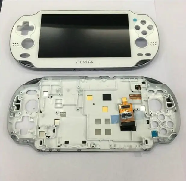 Черный/белый цвет Oled для Playstation PS Vita psv 1000 1001 1004 ЖК-дисплей+ сенсорный дигитайзер+ рамка